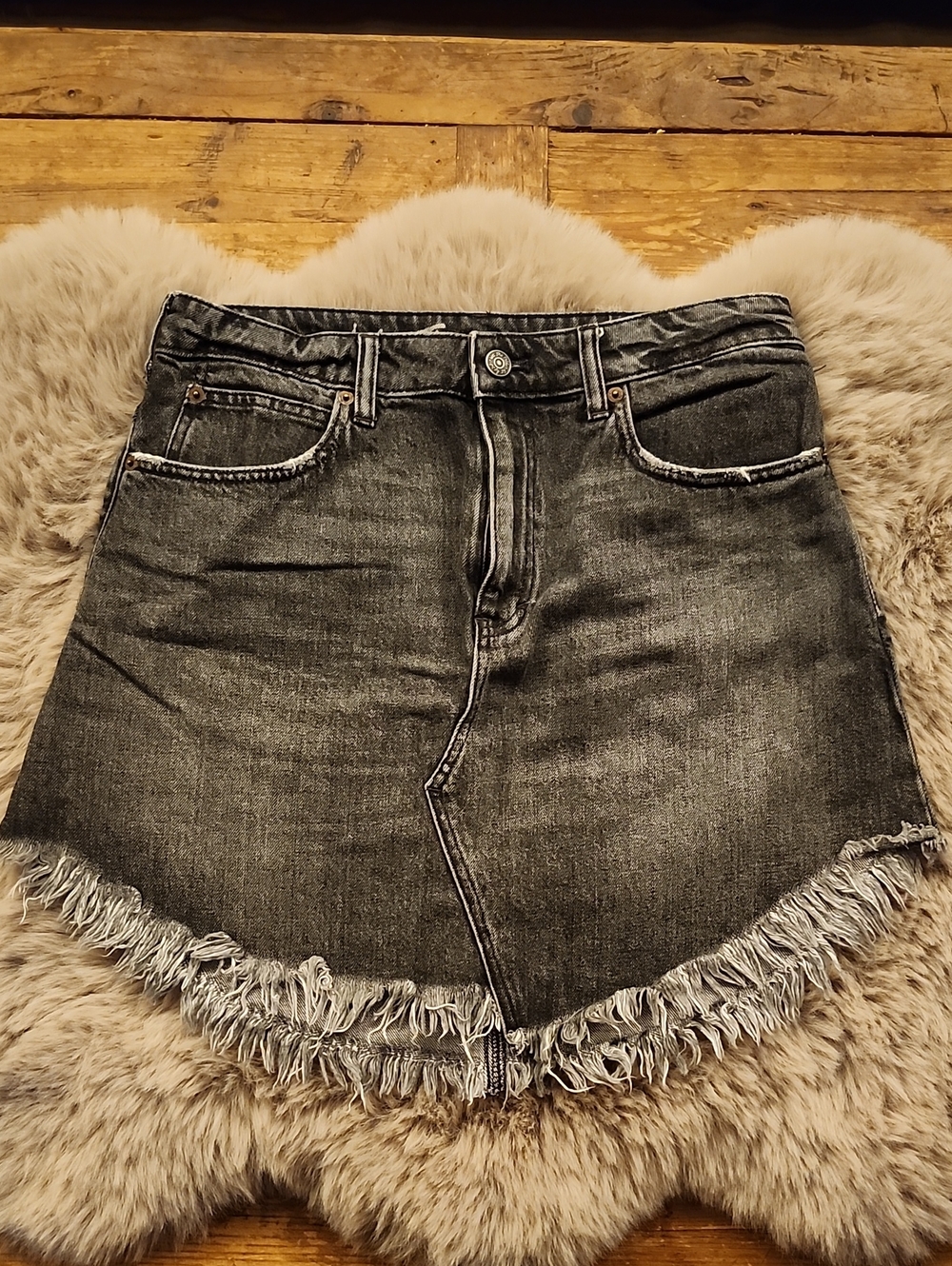 Free People We The Free Bailey Fringe Mini Skirt